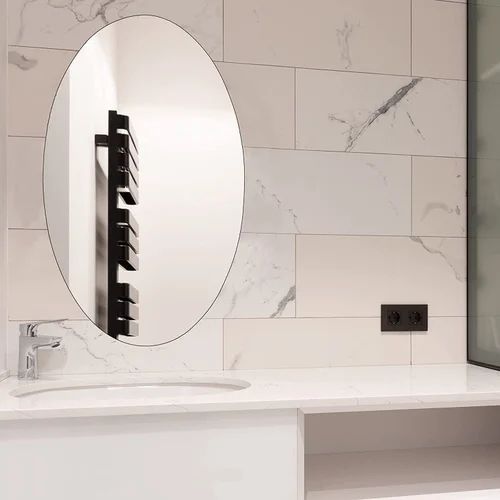 Oval Shape Mirror Wall Sticker