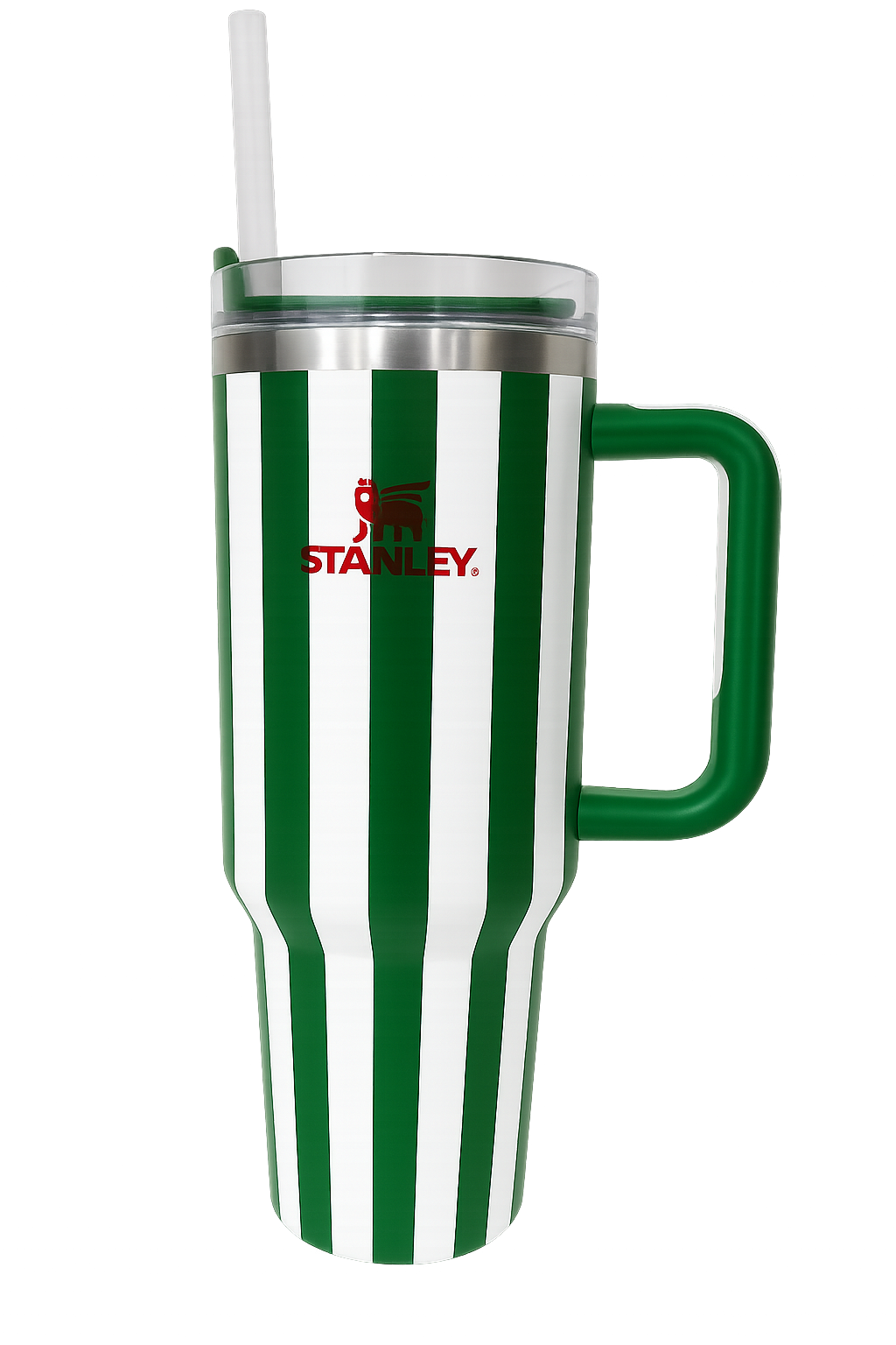 Premium Stanley Stainless Steel Insulated Tumbler with Handle & Reusable Straw