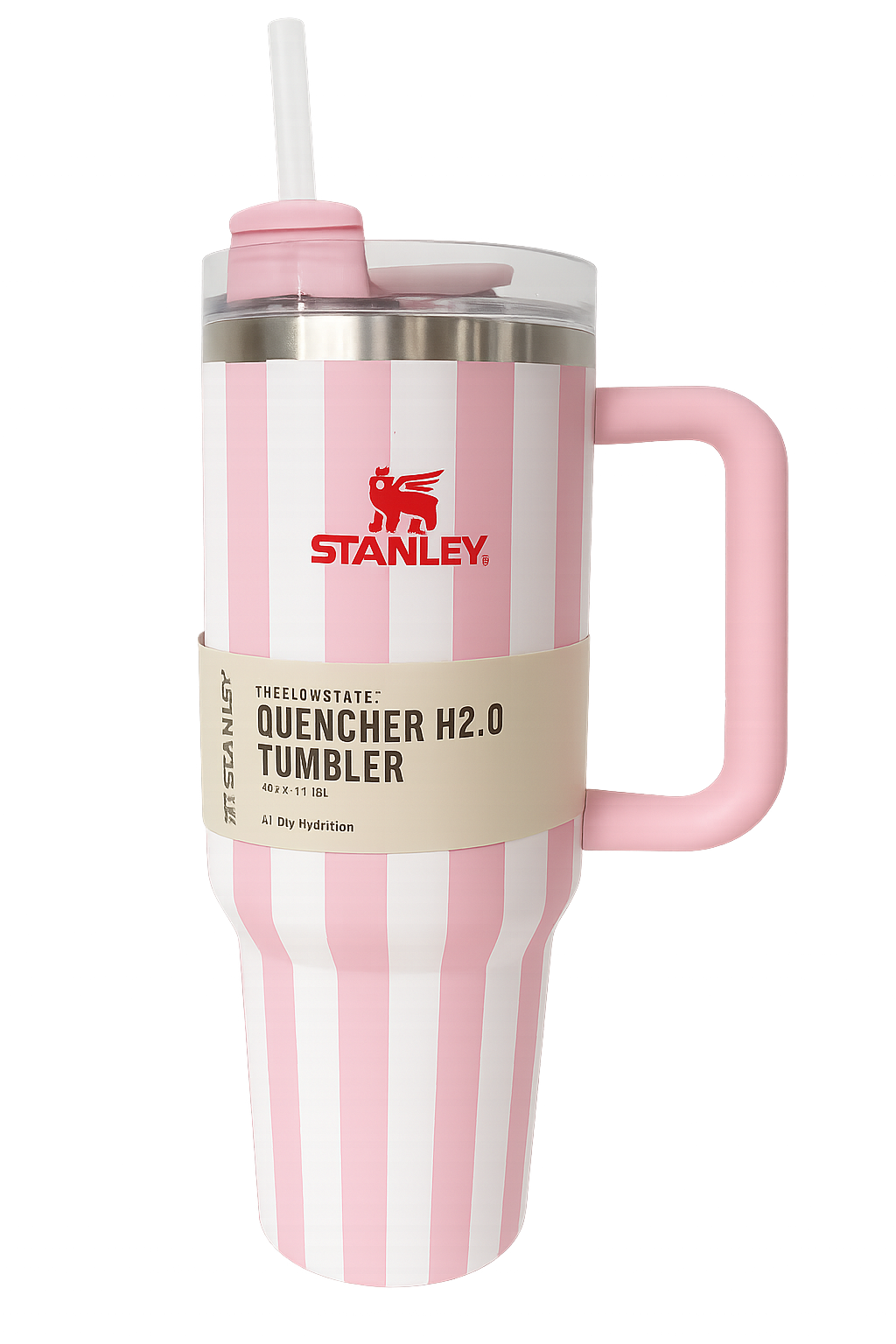 Premium Stanley Stainless Steel Insulated Tumbler with Handle & Reusable Straw