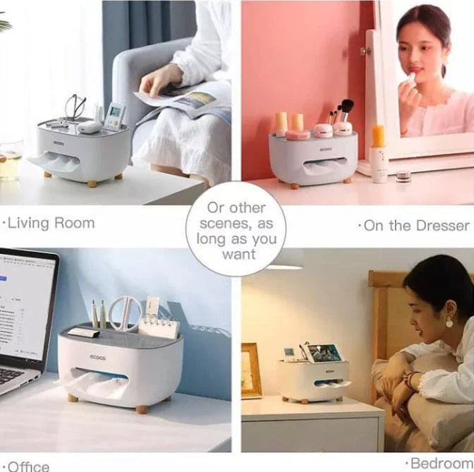 Ecoco Tissue Tissue Box with Multifunctional Holder.