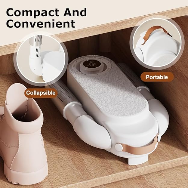 360° Electric Shoe Dryer with Hot Air Circulation – Fast Drying & Odor Removal for All Footwear