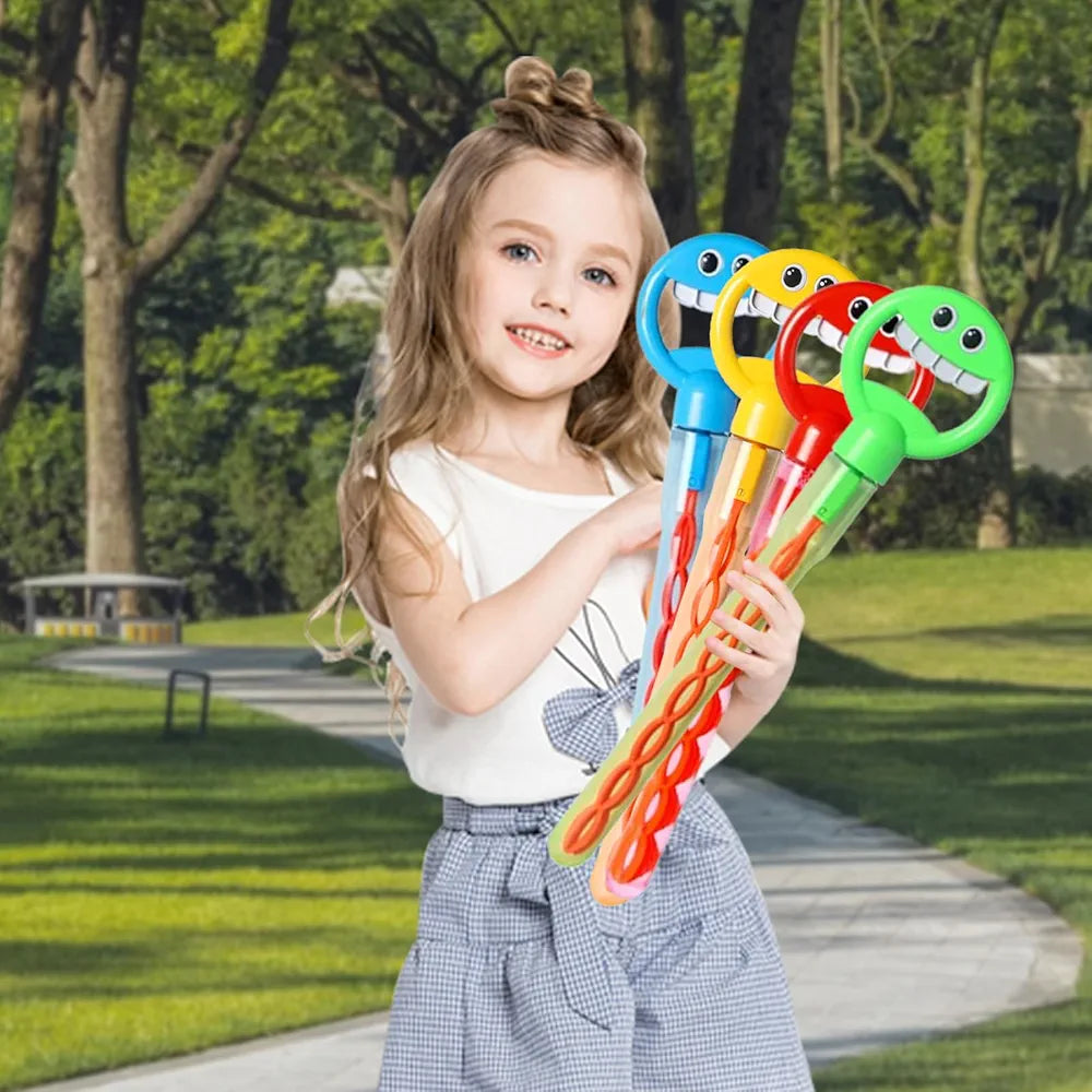 Smiling Face Bubble Stick toy for kids