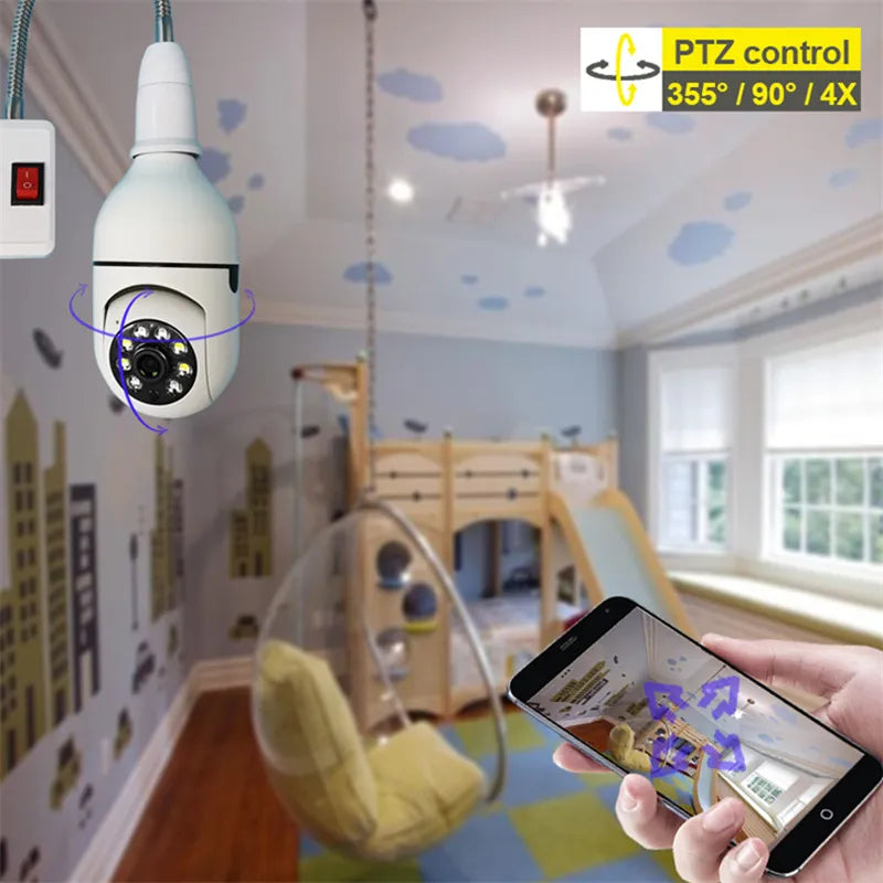 Bulb Camera WiFi Baby Monitor
