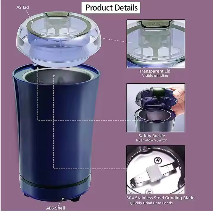 Portable grinder for Coffee and Spices