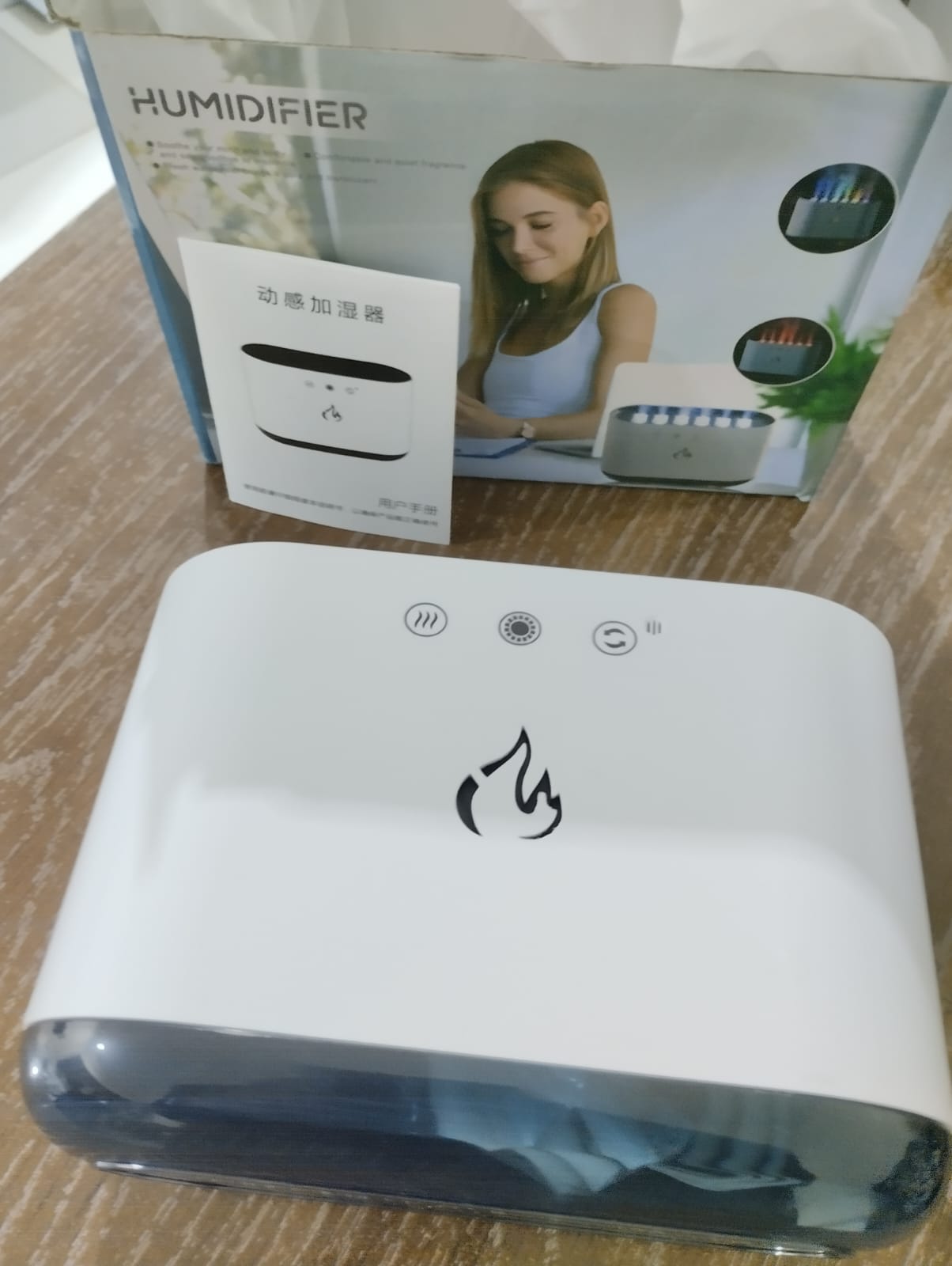 Six hole flame humidifier 900ml