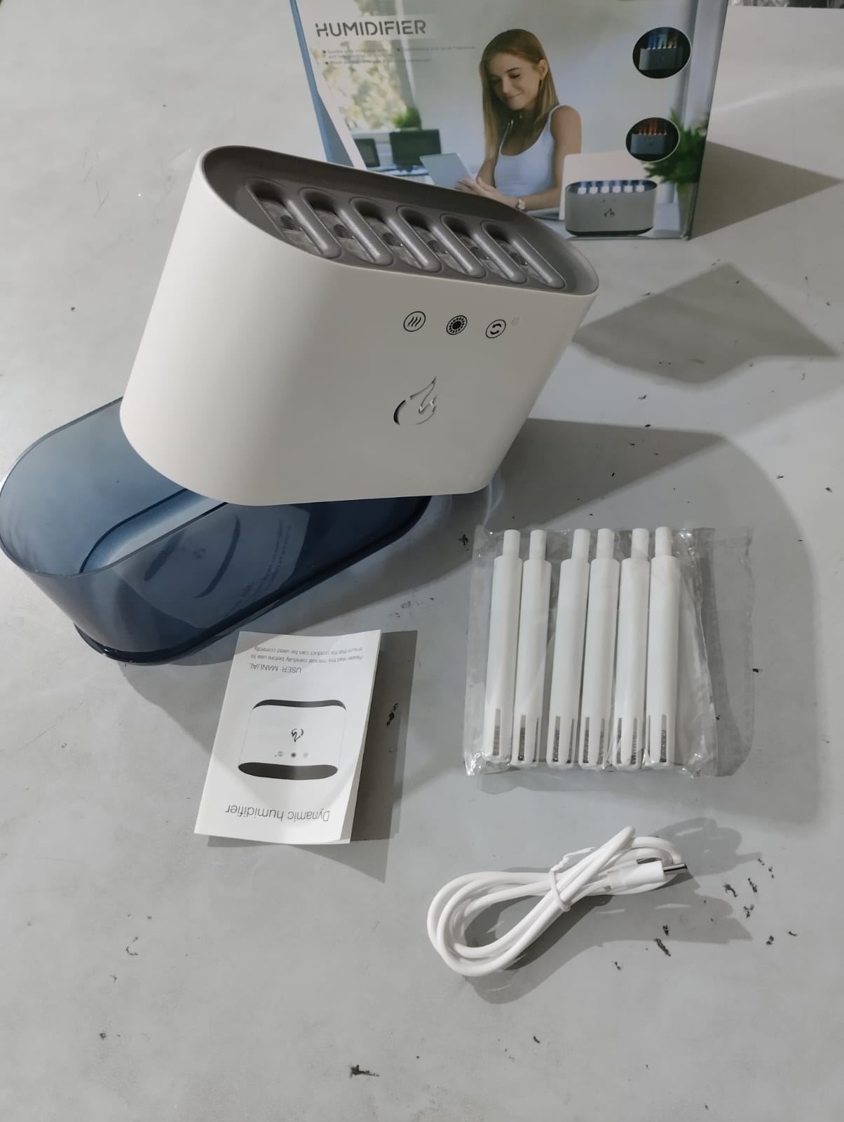 Six hole flame humidifier 900ml