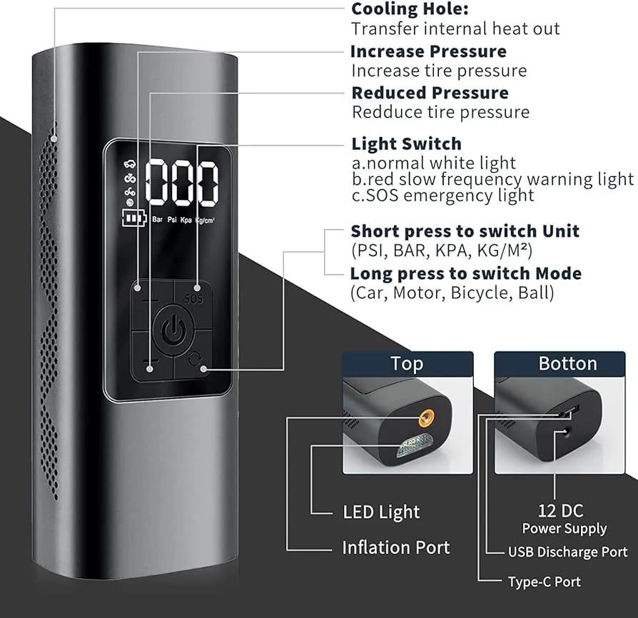Air Compressor Power Bank