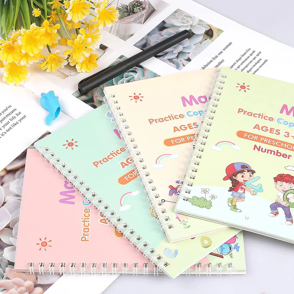 Magic Practice Book for Children -( Pack of 4 )