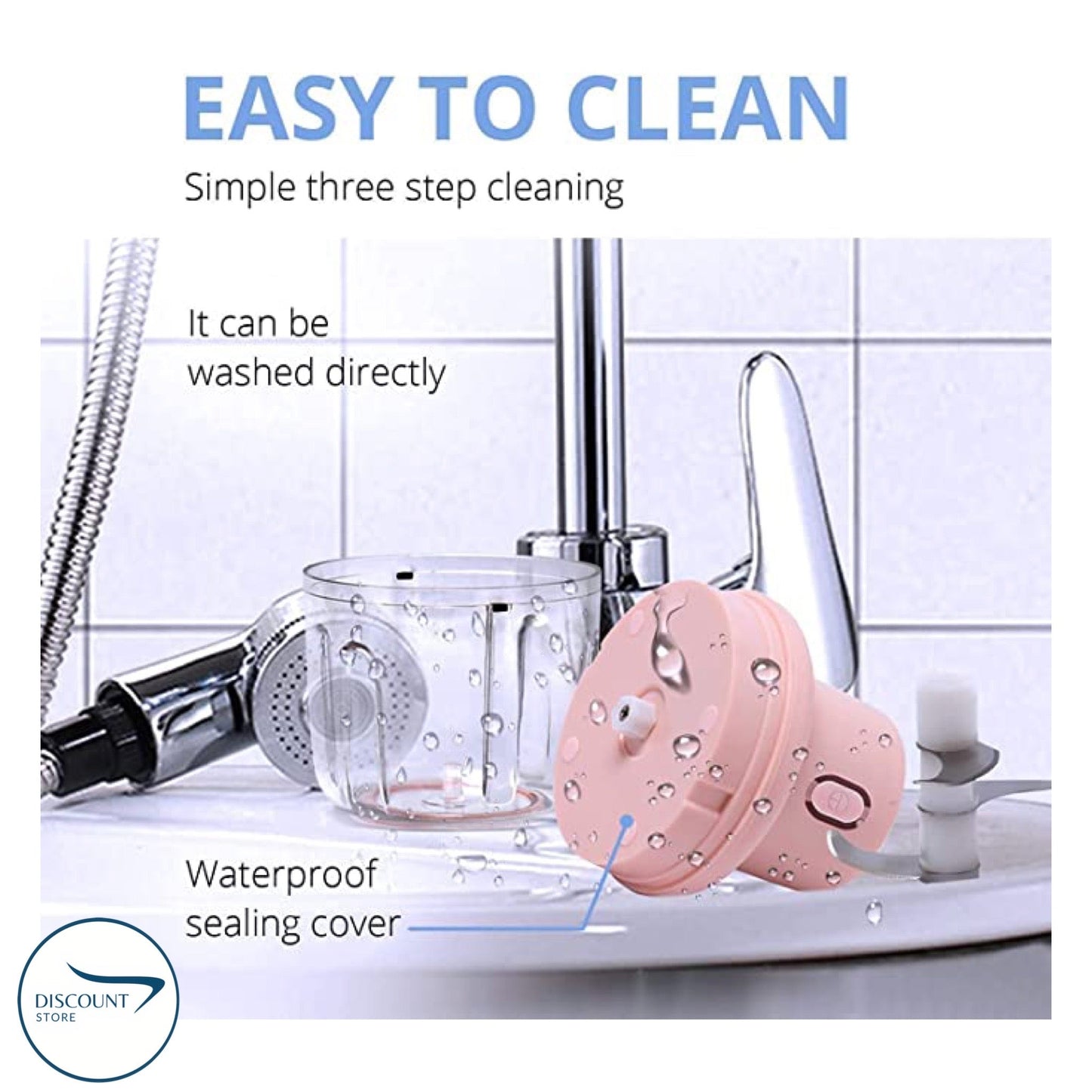 Rechargeable Electric Bowl Food Chopper (250ML)