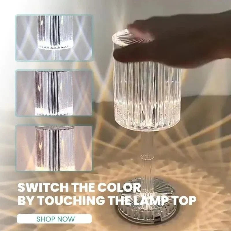 Luxury Crystal Glass Lamp