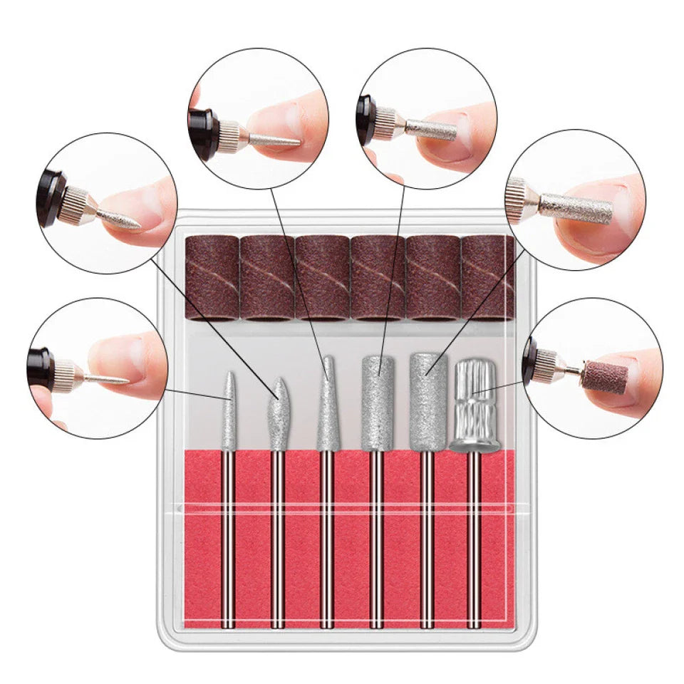 Professional Electric Nail File Drill Manicure Tool Pedicure Machine Set Kit AU